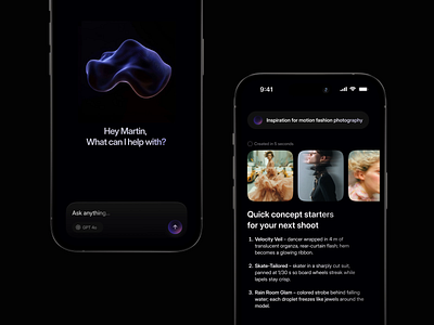AI Chat Exploration ai ai chat design interface mobile app ui ui design uidesign