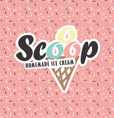 Scoop Ice Cream | Branding branding design graphic design illustration logo typography vector