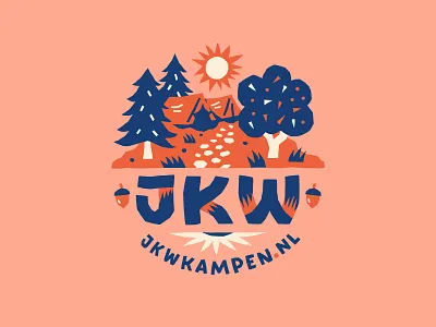 Logo design camping drawing handlettering illustration lettering logo logodesign nature outdoors vector