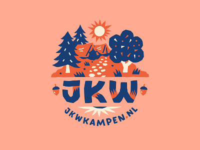 Logo design camping drawing handlettering illustration lettering logo logodesign nature outdoors vector