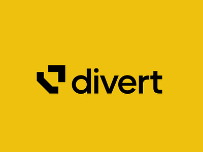 Divert – Bold. Minimal. Directional arrow logo brand identity branding icon logo logotype minimal logo modern logo