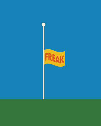 Freak Flag digital illustration freak flag illustration