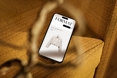 The new UI for Format focuses on showcasing creativity artist fashion graphic design mobile app shopping ui