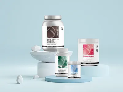 Suppliments brand label design branding design graphic design label mockup packaging photoshop