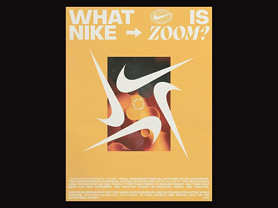 Nike Zoom - Exploded Swoosh Campaign advertising advertising poster brand identity branding branding design design graphic design logo logo design logotype nike nike advertising nike branding poster poster design visual identity