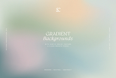 Gradient Backgrounds – Soft & Grainy Textures (30 JPGs) backgrounds gradients grainy graphic design studio colectivo texture