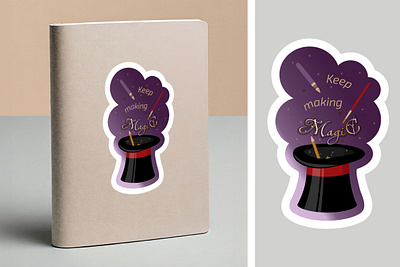 Motivational Sticker card flyer graphic design illustration poster sticker