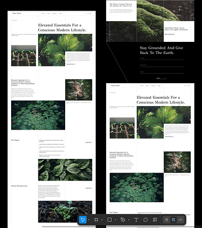 Keen Earth Conscious Essentials for Modern Living UI Figma Site branding design figma graphic design illustration ios logo minimal nature site trending ui vector website wed design