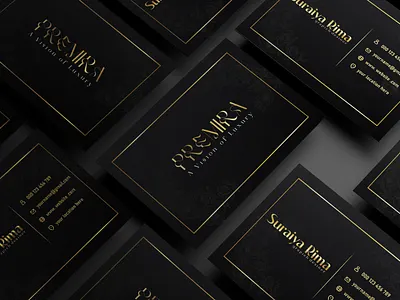 Luxury Bussiness Card Design beauty branding cosmetics graphic design logo product design