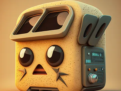 3D Concepts: Future Toaster Character