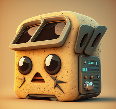 3D Concepts: Future Toaster Character
