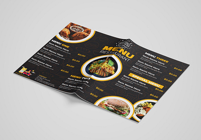 Modern Restaurant Menu Design restaurant menu