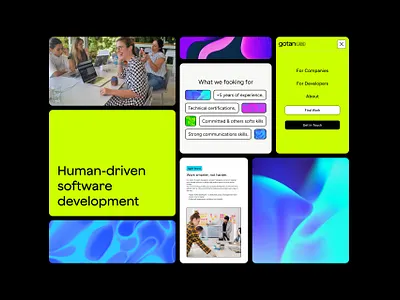 Gotan Labs Website ui uidesign uxdesign webdesign website design