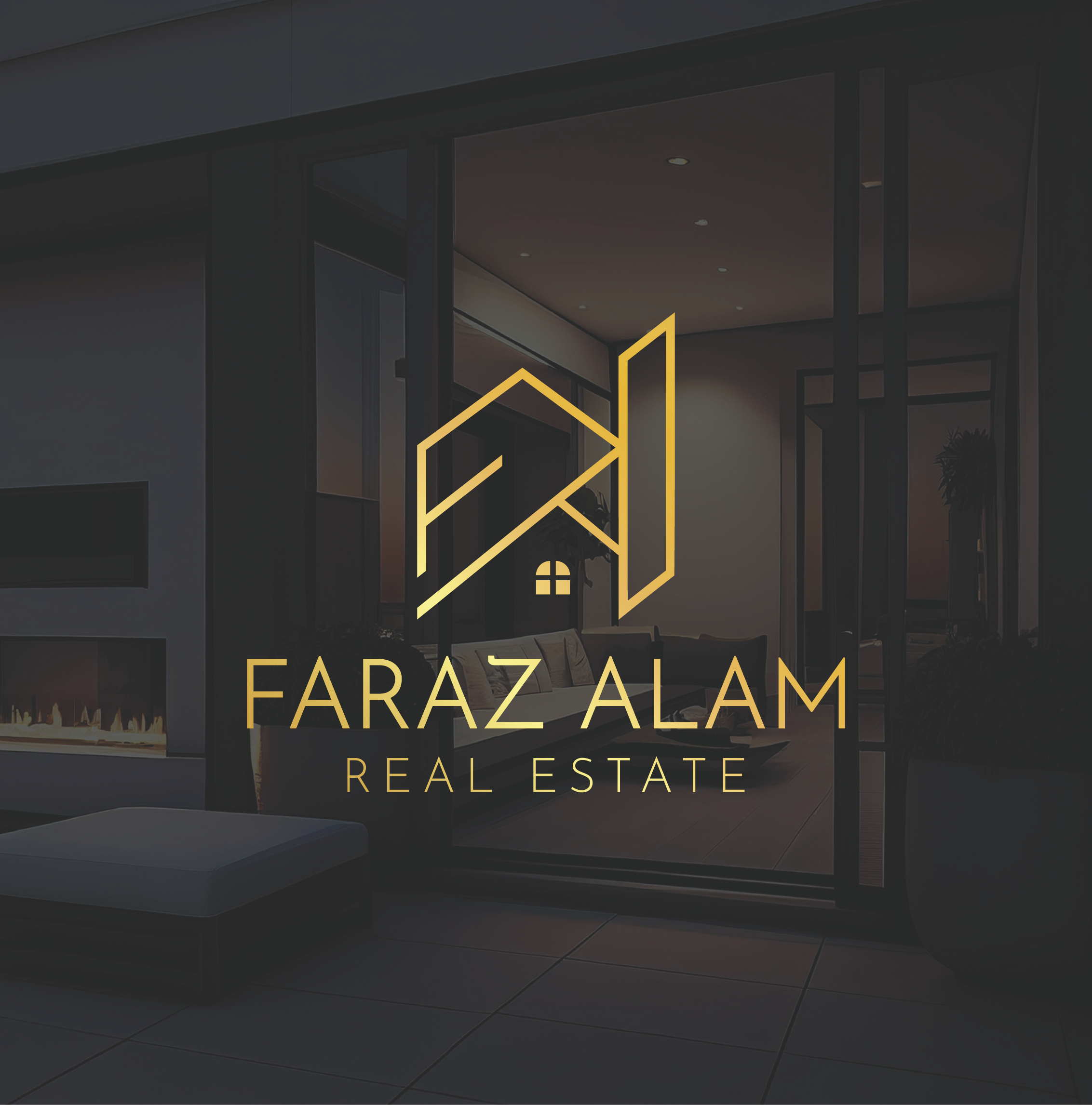 Faraz Alam Real Estate Logo Design architecture architecture logo brand identity branding building logo construction construction logo home logo house logo logo logo design logo designer logos property logo real estate real estate logo realestate realestate logo realty logo
