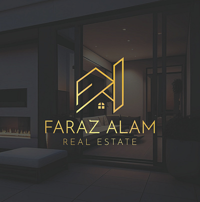 Faraz Alam Real Estate Logo Design architecture architecture logo brand identity branding building logo construction construction logo home logo house logo logo logo design logo designer logos property logo real estate real estate logo realestate realestate logo realty logo