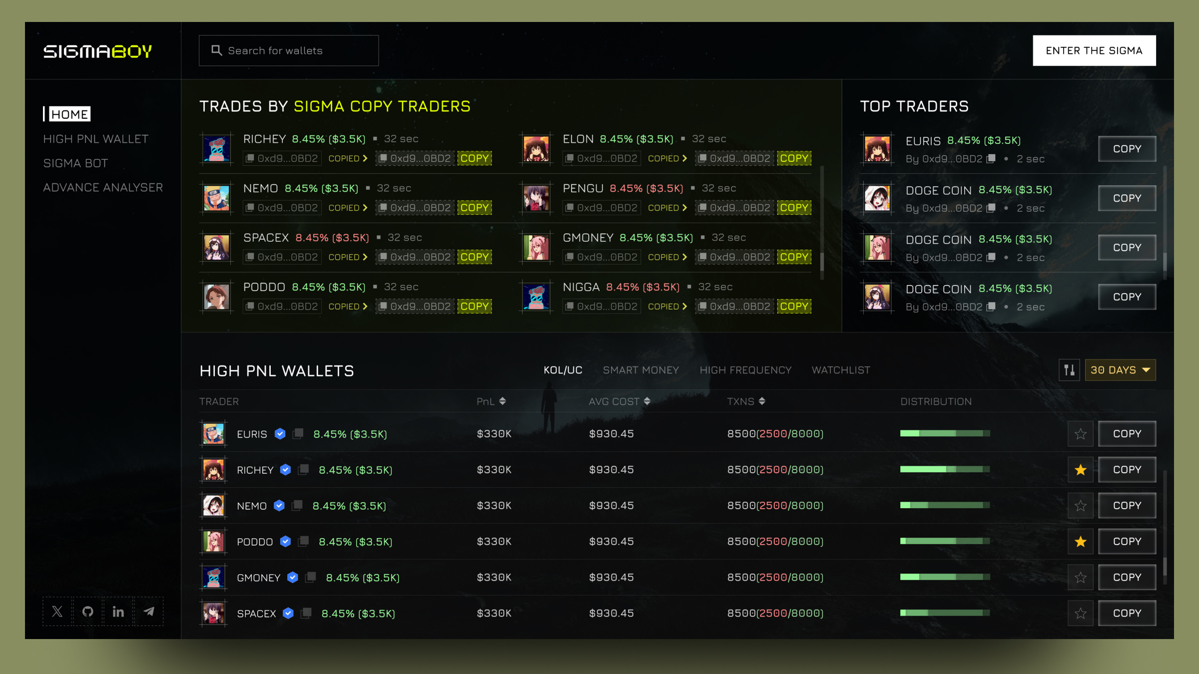 Web3 Trading platform UI design dashboard trading trading ui ui ux web3