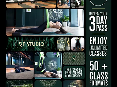RF Studios Miami - Brand Identity luxury fitness