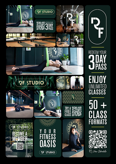 RF Studios Miami - Brand Identity luxury fitness