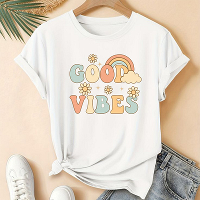 Good Vibes t shirt design beach shark beach vibes beach waves clothing custom t shirt design design good vibes graphic design retro t shirt design retro typography summer lover summer trand summer vibes t shirt t shirt design t shirts typography typography t shirt