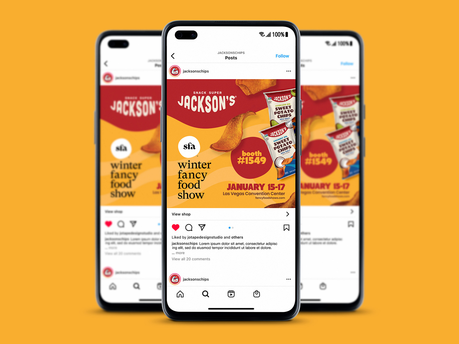 Snack Chips Social Media Design by Darkroast.co on Dribbble