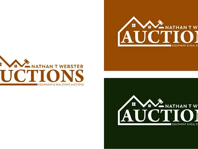NTW Auctions – Real Estate & Property Auction Logos minimalboldlogo