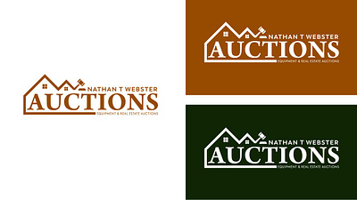 NTW Auctions – Real Estate & Property Auction Logos minimalboldlogo