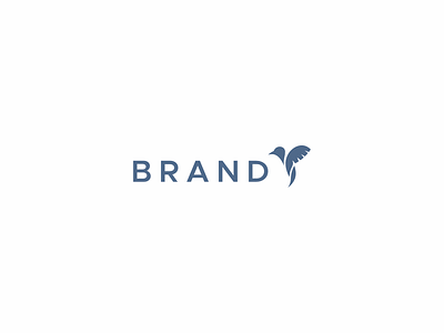 Bird logo animal bird brand branding fly logo logo design minimal minimalist simple symbol wings