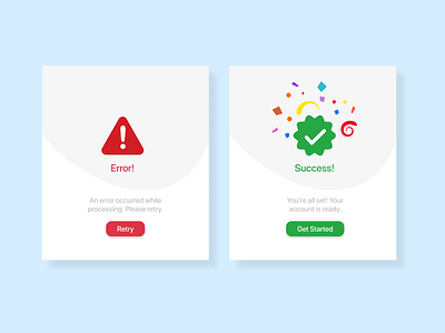 Flash UI – Error & Success States (Responsive Alerts) figma flash screen ui user interface ux