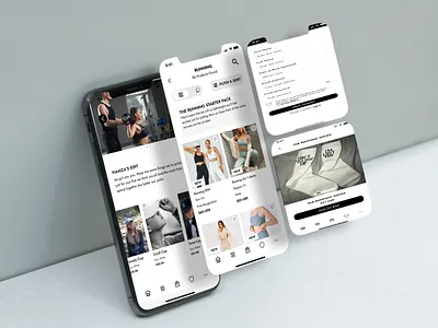 Gym & Activewear App activewear branding fashion figma gym mobileapp prototyping responsive ui ux