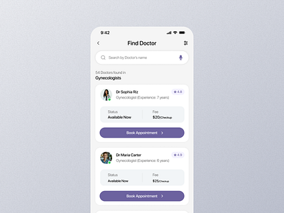 Doctor List Mobile App Ui app doctor list doctor list app doctor list dashboard doctor list design doctor list details doctor list experience doctor list interface doctor list mobile doctor list option doctor list page doctor list screen doctor list setting doctor list ui doctor list view doctor list widget graphic design mobile screen ui