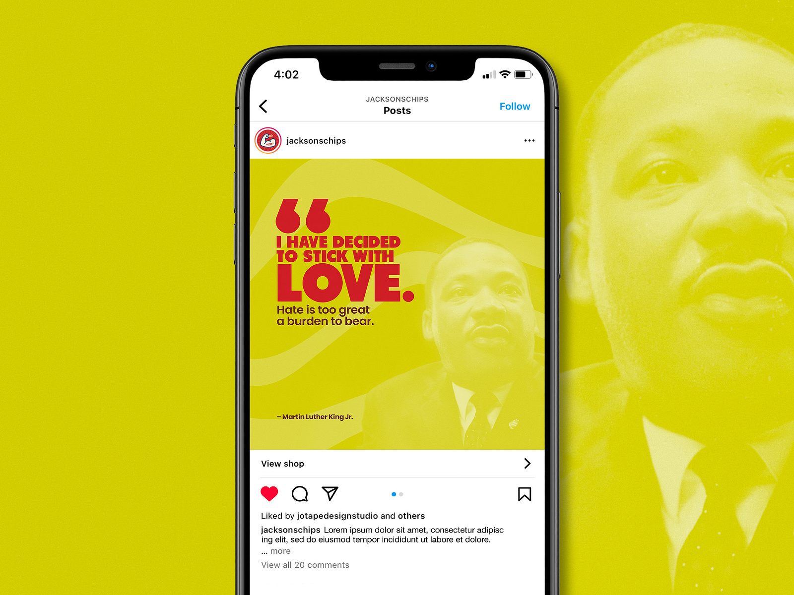 mlk day social media post examples