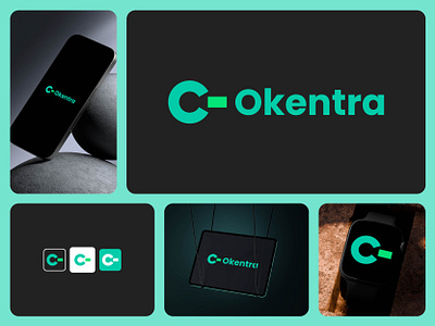 Okentra Brand identity design visual design ask chatgpt