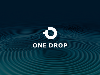 One Drop Logo and Branding | 1, D and Drop brand identity brand logo branding branding logo business logo custom logo flat logo letter logo logo minimalist logo modern logo motion graphics one d logo one drop d logo one drop logo ui ux vector viausl identity water drop logo
