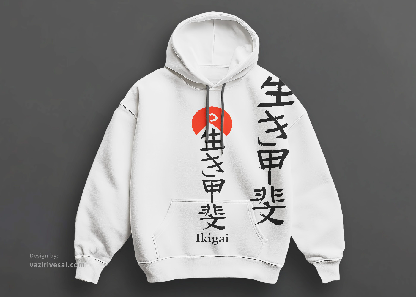 Ikigai Inspired Typography branding design graphic design graphicdesign illustration japan japanesetypography logo t shirt ui