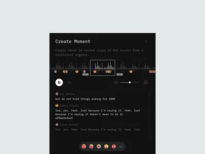 Chat Interface with Reactions animation branding crypto design graphic design illustration logo typography ui ux vector