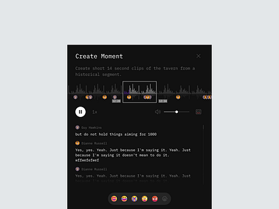 Chat Interface with Reactions animation branding crypto design graphic design illustration logo typography ui ux vector