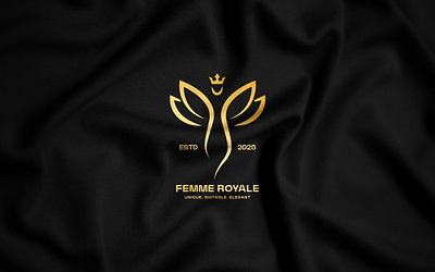 Femme Royale - Woman logo, fashion, clothing, queen, Branding apparel logo branding clothing creative logo design fashion fashion logo girls log logo logo design logo designer modern logo queen logo ui woman woman logo woman product logo