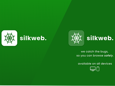 silkweb branding illustration logo ui vector web design