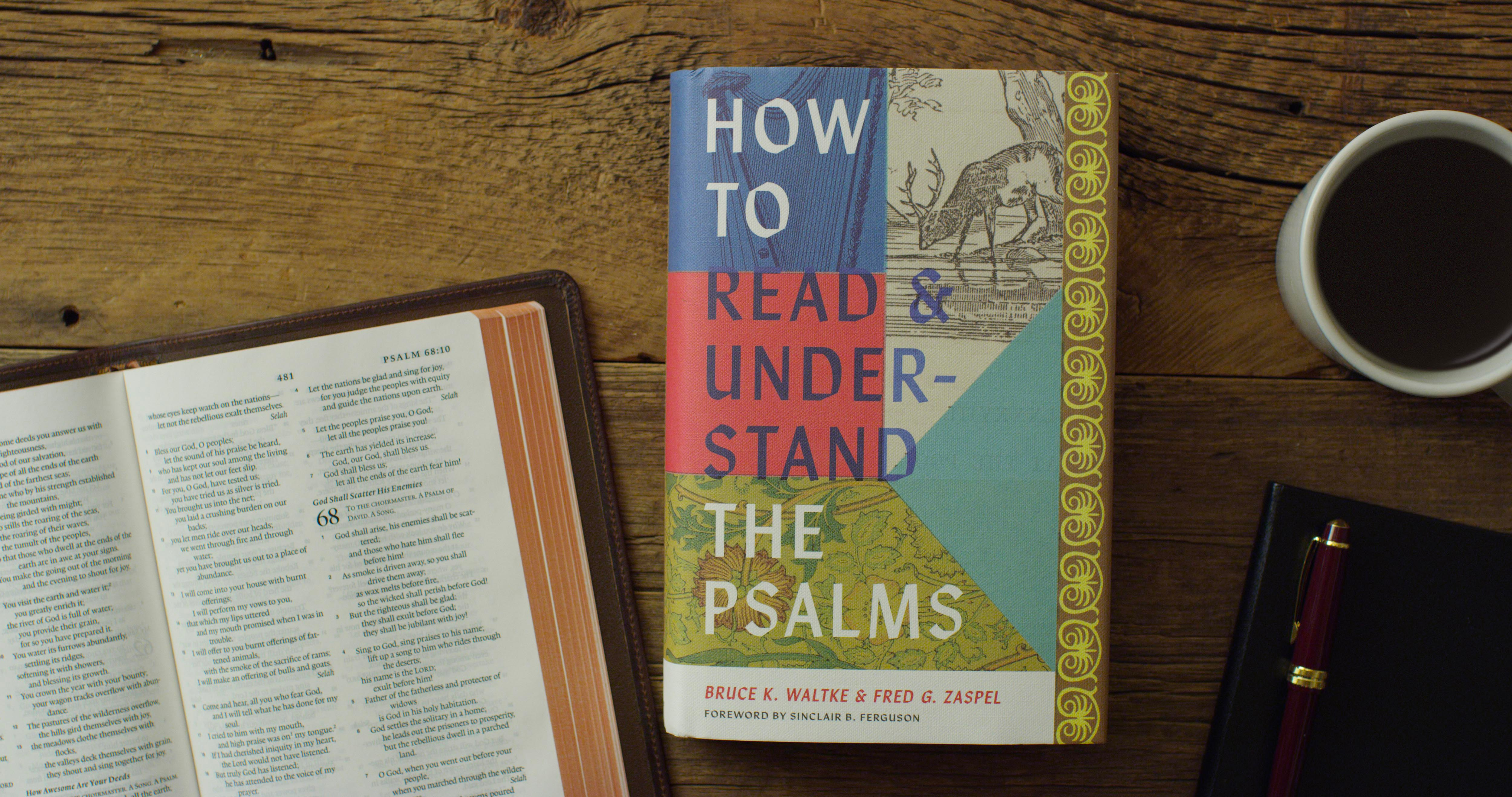 How To Read & Understand the Psalms book christian collage cover crossway deer design floral harp illustration psalm sing song texture vintage