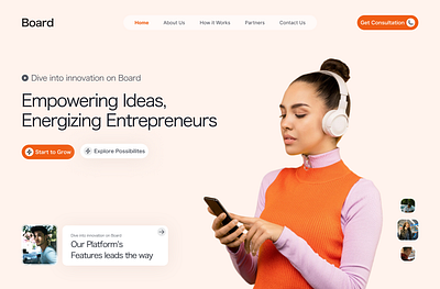 Hero Section - Banner banner branding design graphic design hero section landing page ui ux website
