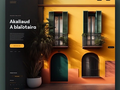 Rent apartments in Barcelona design graphic design illustration midjourney ui