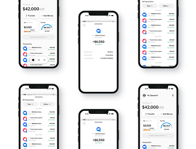 Smart, Sleek & Human-Centered Finance App UI animation ui