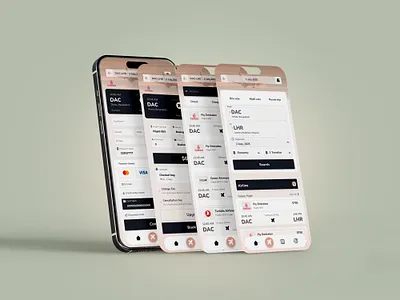 Mobile travel app-ticket booking interface 3d animation branding button graphic design landing page design mobile interface modern template travel app design ui user interface user research ux website design