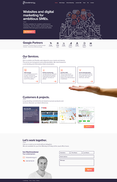 Landing Page Design graphic design landing page desidn