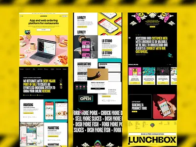 Lunchbox website design website