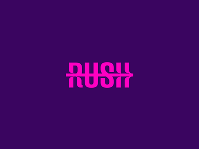 Rush Bar Identity amour arrow bar branding club designer disco gay hire identity illustration logo minimal night party passion premium rush simple speed