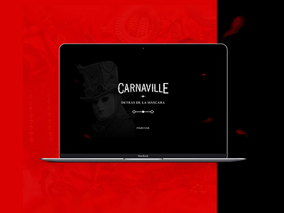 Carnaville - Home Page artistic direction branding brands desktop desktop web home page ui web