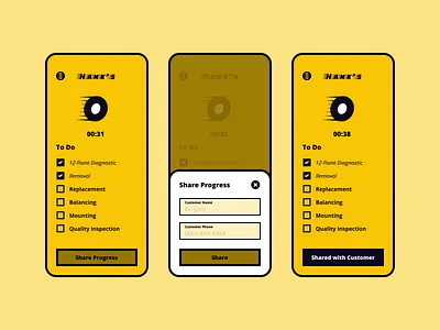 Daily UI - 010 - Social Share 010 cartoon comic dailyui mobile share ui