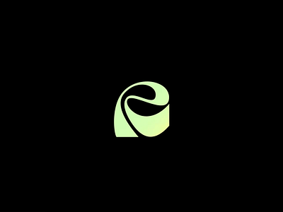 Rising Tide brand design branding gradient logo running symbol