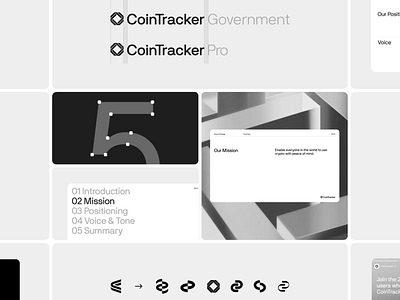 Crypto Identity Branding System brand guidelines brand positioning branding branding system crypto branding crypto identity design tokens digital strategy fintech design font hierarchy logo process mission slide modular grid product identity scalable identity systematic layout tech branding typography visual direction